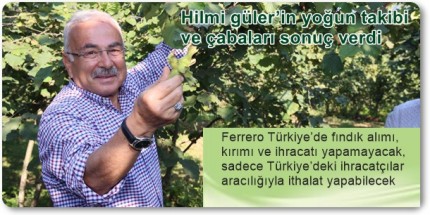 Ferrero’ya Yasak Şoku
